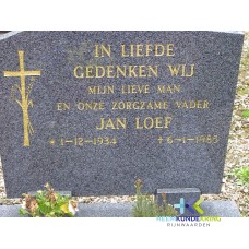 Grafstenen kerkhof Herwen Coll. HKR (86) J.Loef